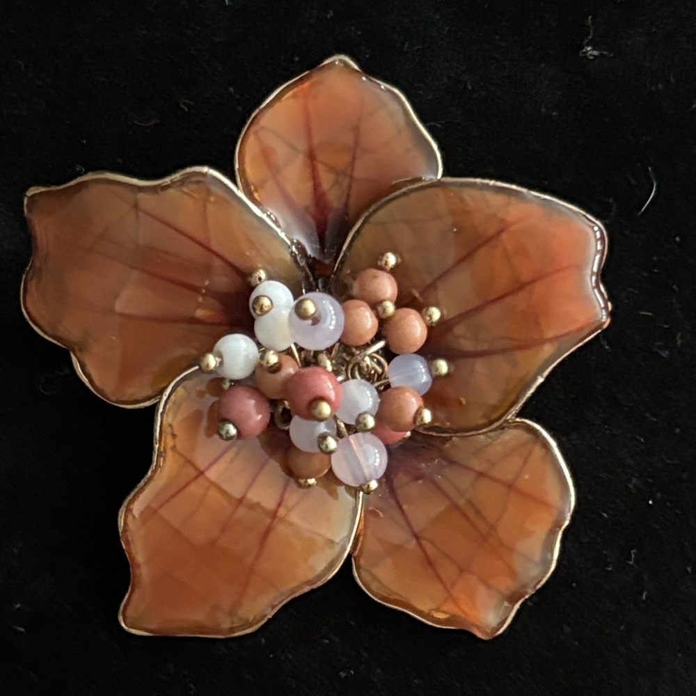 Vintage 1980’s Liz Claiborne Floral Brooch